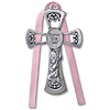 Girl's Protect This Child Pewter Cross