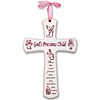 God's Precious Child Pink Wooden Cross
