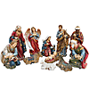 11 Figure Holy Family Nativity Set 8in Tall