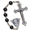 Silver Oxidized Hermatite Bead Rosary