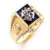 Yellow Gold 3rd Degree Knights of Columbus Ring