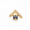 10k Yellow Gold Pennsylvania Past Master Tie Tac