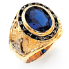 Yellow Gold Masonic Past Master Bezel Ring
