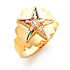 Fancy Eastern Star Ring