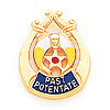 10k Yellow Gold Shriners Past Potentate Tie Tac