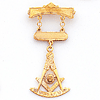 10kt Yellow Gold 2 1/4in Past Master Jewel