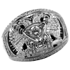 Masonic 32nd Degree Ring with 1/4 ct Diamond 18k White Gold