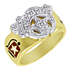 1/2 CT Diamond Shrine Ring
