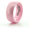 Pink Ceramic 8mm Domed Ring