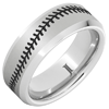 Serinium Baseball Ring With Beveled Edges