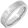 Serinium Ring with Sentinel Finish and Grooved Edges 8mm