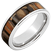 Serinium Ring with Orange Patina Copper Inlay 8mm