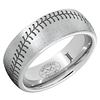 Serinium Baseball Ring with Stone Finish