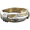 14kt Two-tone Gold Marlin Platform Ring