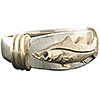 14kt Two-tone Gold Snook Ring