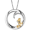 Gold-plated Sterling Silver Ariel Who Says That My Dreams Necklace