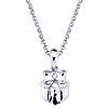Little Diva Kid's Present Pendant with Diamond Accent