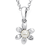 Little Diva Kid's Pearl Flower Necklace