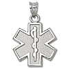 Sterling Silver 5/8in Star of Life Charm