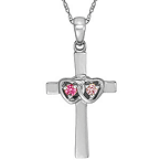 Sterling Silver Promise Cross Pendant & Chain