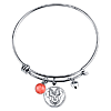 Sterling Love and Kisses Minnie Mouse Bangle Bracelet