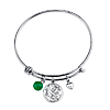 Sterling Silver Dreams Are Forever Tinker Bell Bangle