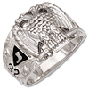 Sterling Silver Scottish Rite Masonic Ring