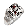 Sterling Silver Knights Templar Ring