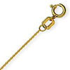14k Yellow Gold Adjustable Cable Children's Chain 13in to 15in