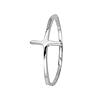 14kt White Gold Sideways Cross Ring