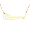 14kt Yellow Gold Blessed 18in Necklace