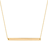 14k Yellow Gold Slender Bar Necklace