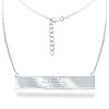 Sterling Silver Chicago Cubs Bar 18in Necklace