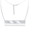 Sterling Silver Minnesota Twins Bar 18in Necklace