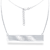 Sterling Silver Seattle Mariners Bar 18in Necklace
