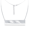Sterling Silver San Diego Chargers Bar 18in Necklace