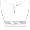 Sterling Silver Las Vegas Raiders Bar 18in Necklace