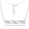 Sterling Silver Tennessee Titans Bar 18in Necklace
