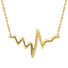 14kt Yellow Gold Heartbeat 18in Necklace