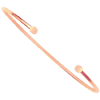 14kt Rose Gold Cylinder Cuff Bangle