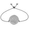 Sterling Silver Green Bay Packers Bolo Bracelet