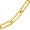 14k Yellow Gold 18in Handmade Paper Clip Chain Necklace 3.8mm Thick