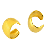 14k Yellow Gold Wide Ear Cuffs