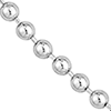 14k White Gold 20in Bead Chain 2mm