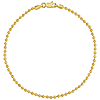 14k Yellow Gold 7.5in Bead Bracelet 2mm