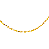 14k Yellow Gold 20in Bead and Bar Chain 1.2mm