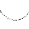 14k White Gold 16in Diamond-cut Bead Chain 1.2mm