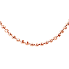 14k Rose Gold 16in Diamond-cut Bead Chain 1.2mm