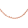 14k Rose Gold 20in Diamond-cut Bead Chain 1.2mm