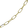 14k Yellow Gold Paper Clip Chain 1.7mm